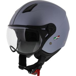 Vito Moda jethelm mat grijs XS