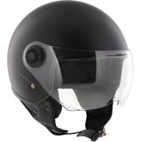 Vito - Jet Loreto - Scooterhelm - Mat Zwart - ECE 22.06 goedgekeurd