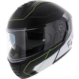 Vito Furio 2 systeem helm mat zwart geel XXL motor scooter brommer