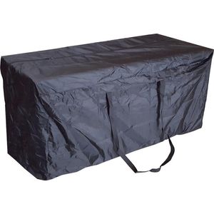 Kussentas Voor Tuinkussens - 125x50x50 cm (lxbxh) - Zwart