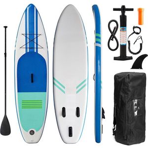 Maxxoutdoor - One - Opblaasbaar SUP Board - 320x78x15- 2022 - Max. 130KG - Blauw