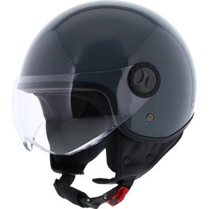 Vito Loreto jethelm nardo grey XL - Scooterhelm Motorhelm