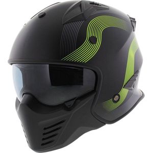 Helm Vito Bruzano - Kleur Mat Zwart Fluor - Maat XXL