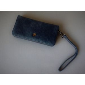 Mooie donkerblauwe portemonnee / clutch