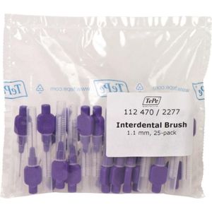 TePe Interdentale Ragers Origineel 1,1 mm Lila - 3 x 25 stuks - Voordeelverpakking