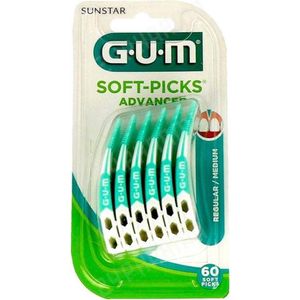 Gum Soft-Picks Advanced Regular - 3x 60 Stuks - Voordeelverpakking