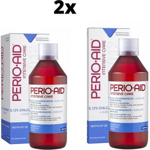 2x Perio-Aid Intensive Care Mondspoelmiddel 0,12% - Voordeelpakket