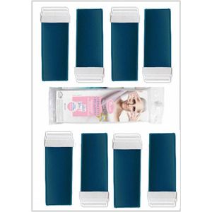 Harspatronen Box Blue - StripHars - 8 x 100 ML - Inclusief 50 Harsstrips