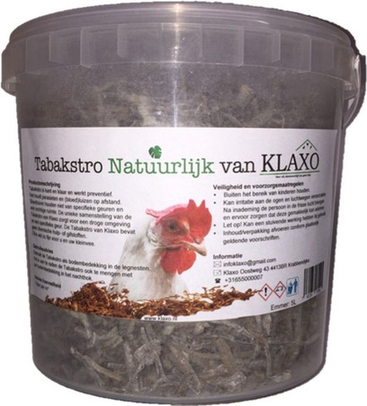 Klaxo Tabakstro met toevoegingen Natuurlijke preventie tegen bloedluis