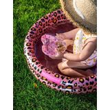 Swim Essentials Babyzwembadje Opblaasbaar - Zwembad Baby - Rosé Goud Panterprint - Ø 60 cm