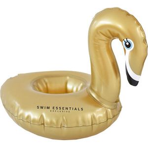 Swim Essentials Opblaasbare Bekerhouder - Zwembad Accessoires - Drankhouder Zwembad - Gouden Zwaan