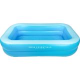 Swim Essentials Opblaasbaar Zwembad - Rechthoek - Blauw - 211 x 132 x 46 cm