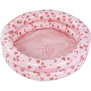 Swim Essentials Opblaasbaar Zwembad - Baby & Kinder Zwembad - Old Pink Panterprint - Ø 60 cm
