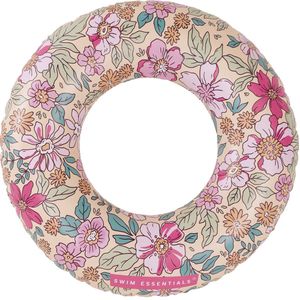 Swim Essentials Zwemring Roze Bloemen, 55cm