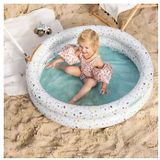 Swim Essentials Opblaasbaar Zwembad - Baby & Kinder Zwembad - Wit Terrazzo - Ø 100 cm