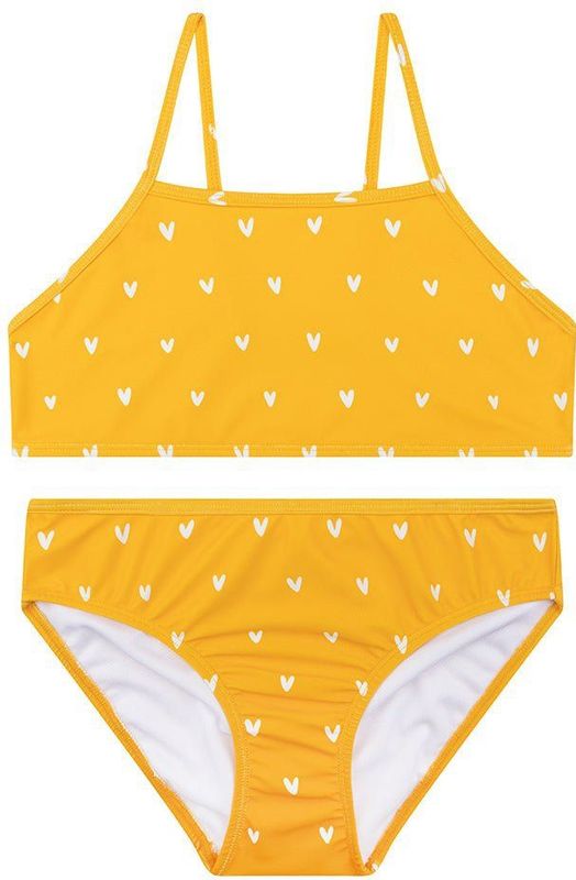 Swim Essentials - UV Bikini - Oranje - Hartjes