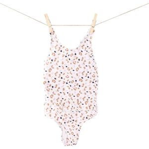 Swim Essentials - Kaki Panterprint - Badpak - UPF50+ - Meisjes
