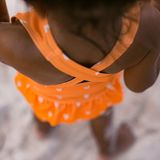 Swim Essentials - Oranje Hartjes - UV Badpak