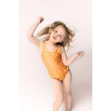 Swim Essentials - Oranje Hartjes - UV Badpak
