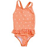 Swim Essentials - Oranje Hartjes - UV Badpak
