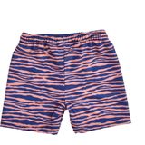 Swim Essentials - Panterprint UV Zwemboxer - Blauw/Oranje