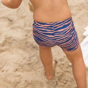 Swim Essentials Blauw/Oranje Zebra maat 86/92 Zwembroek 2020SE573