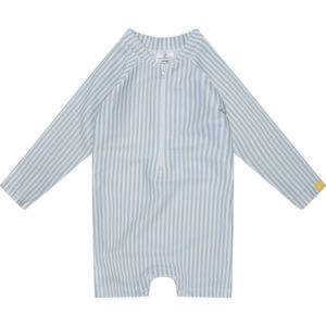 Swim Essentials UV Zwempak - Zwempak Jongens - Blauw/Wit Gestreept - Maat 62/68