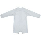 Swim Essentials UV Zwempak - Zwempak Jongens - Blauw/Wit Gestreept - Maat 62/68