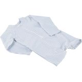 Swim Essentials UV Zwempak - Zwempak Jongens - Blauw/Wit Gestreept - Maat 62/68