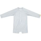 Swim Essentials UV Zwempak - Zwempak Jongens - Blauw/Wit Gestreept - Maat 62/68