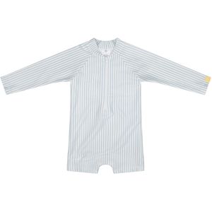 Swim Essentials UV Zwempak - Zwempak Jongens - Blauw/Wit Gestreept - Maat 62/68