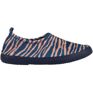 Swim Essentials | Blauw/Oranje Panterprint Waterschoentjes - Maat 19