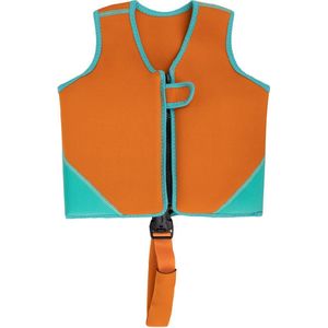 Swim Essentials Zwemvest Kind - Oranje/Groen - 18-30 Kg - 4-6 Jaar