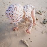 Swim Essentials - UV Zonnehoed Baby - Kaki Panterprint - 2-4 jaar