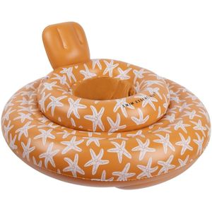 Swim Essentials Baby Zwemband - Beige Zeesterren - Baby Float & Zwemzitje - 0-1 jaar