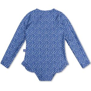 Swim Essentials - UV Badpak - Blauw - Panterprint - Meisjes - Lange Mouwen