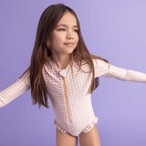 Swim Essentials | Meerkleurig Bloemen Meisjes Set Strand - Terry - Maat 86/92