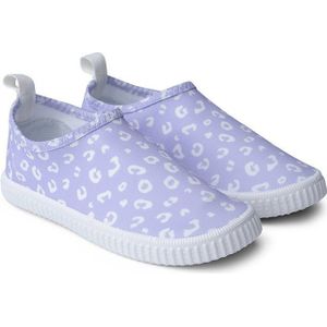 Swim Essentials - Lila Panterprint Waterschoentjes - Elastaan - Antislipzool