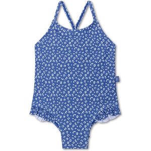 Swim Essentials - UV Badpak - Blauw Panterprint - Meisjes