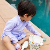 Pure Tones Lila UV Zwemshirt met lange mouwen-Lila-62 68