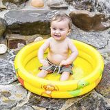 Swim Essentials Babyzwembadje Opblaasbaar - Zwembad Baby - Geel - Ø 60 cm