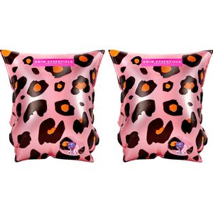 Swim Essentials Zwembandjes Panterprint - Rosé Goud - 0-2 jaar