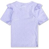 Swim Essentials - Lila Panterprint - UV Zwemshirt - Korte Mouwen