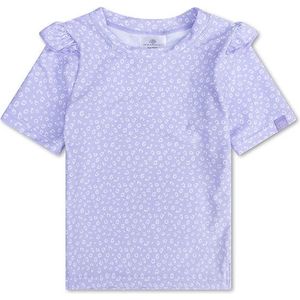 Swim Essentials - Lila Panterprint - UV Zwemshirt - Korte Mouwen