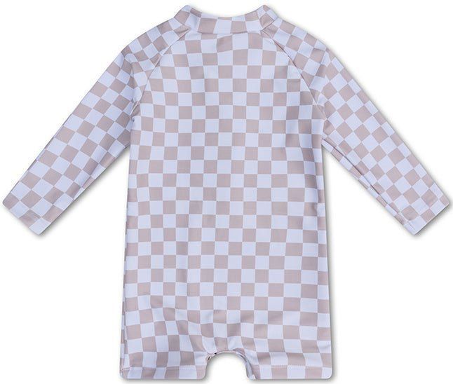 Swim Essentials - Sand Check - UV Zwempak - Beige - Jongens