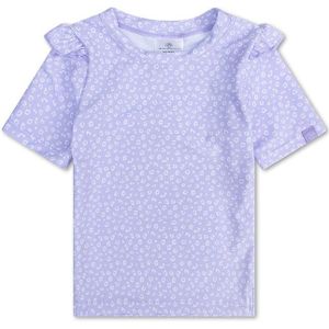 Swim Essentials - Lila Panterprint - UV Zwemshirt - Korte Mouwen