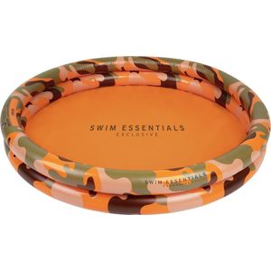 Swim Essentials - Zwembad - 100cm - Camouflage - oranje/groen