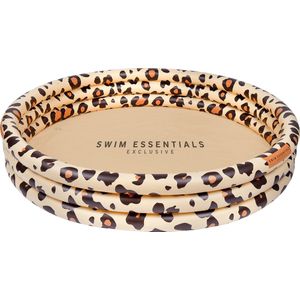 Swim Essentials Opblaasbaar Zwembad - Kinderzwembad - Beige Panterprint - Ø 150 cm