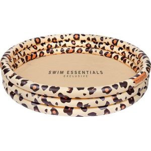 Swim Essentials Opblaasbaar Zwembad - Kinderzwembad - Beige Panterprint - Ø 150 cm