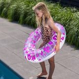 Swim Essentials Zwemband - Zwemring - Neon Panterprint - 90 cm